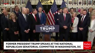 BREAKING NEWS: Trump Touts 'Tremendous Unity' In GOP At Press Briefing With Senate Republicans