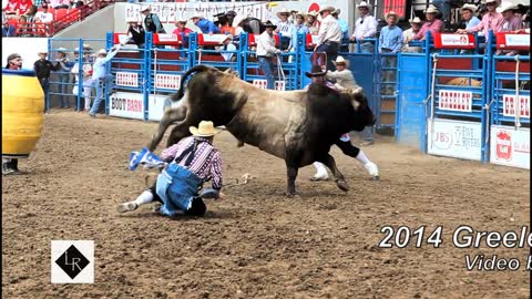 A Slo-Mo Bull Ride That Goes Wrong!