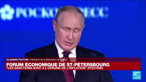 Le discours du Président Vladimir Poutine au Forum économique de Saint Petersbourg (Juin 2022)