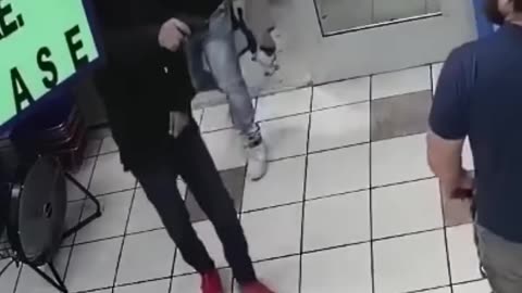 Patriot Takes Down Would-Be Robbers