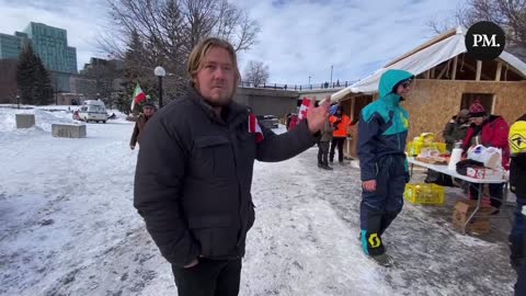 A volunteer with the Freedom Convoy soup kitchen describes what they’re doing, and says everyone has been brought together