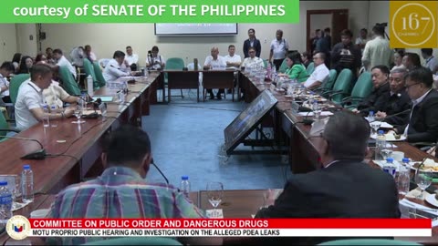 SENATE HEARING ON PDEA LEAKS committee on public order and dangerous drugs may 20 2024