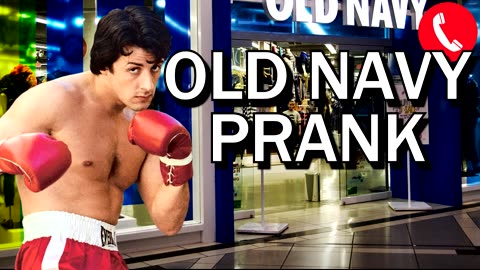 Sylvester Stallone Calls Old Navy - Prank Call