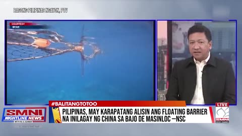 Pilipinas, may karapatang alisin ang floating barrier na inilagay ng China sa Bajo de Masinloc —NSC