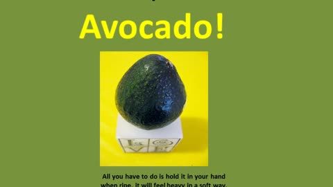 Avocado PSA Don't Poke the Avocado!