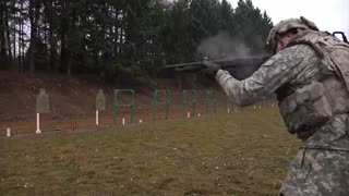 U.S. Military Firing Shotguns • M1014 JSCS & Mossberg 500
