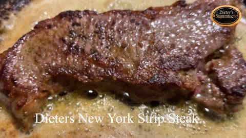 Dieters NY Strip Steak Cooking 🥩 German Style