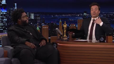 Questlove Was Meditating Right Before Winning His Oscar _ The Tonight Show Starr