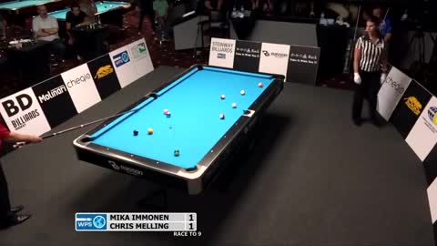 8 Ball MOST UNBELIEVABLE RUN OUT EVER?!! By Chris Melling!