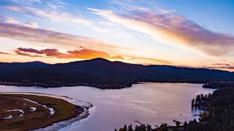 Sunset Time Lapse Newman Lake