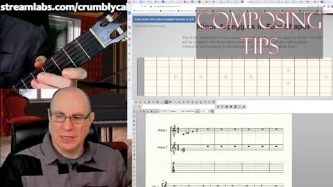 Composing for Classical Guitar Daily Tips: Minor Arpeggios in Four Shapes