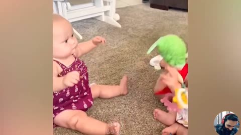 Cute babies doing hilarious things -