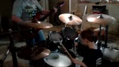 Jeremy Jammin On Some The Drums
