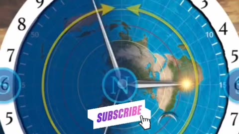 The Earth is a Clock? Flat Earth