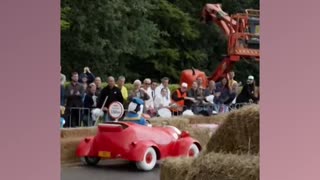 Donald Duck completes RED BULL light vehicle challenge