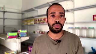 Gaza supermarkets suffer food, goods shortage