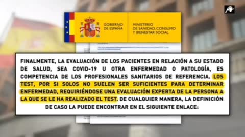 SPANISH GOVERNMENT NO ISOLATED VIRUS