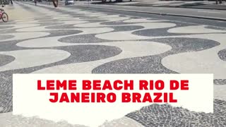 Leme beach Rio de Janeiro Brazil