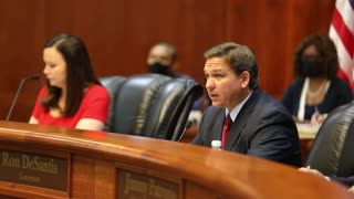 Governor Ron DeSantis in the Capital