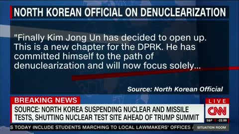 ‘Huge Win For President Trump’: CNN reporter speechless on North Korea announcement