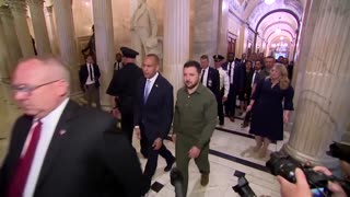 Ukraine's Zelenskiy arrives at US Capitol