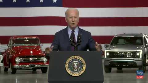 Biden's Brain BREAKS - Can't Say the Word "Engine" During Live Address