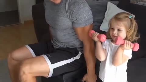 Dad's love with daughter