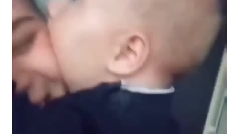 Cutest Attack Ever 🤭🤭 - Cute baby chewing his mom