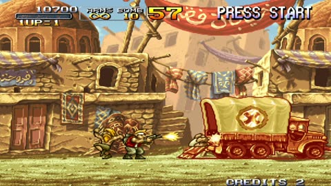 Metal Slug 2 Mission 01 #gamer #retrogaming #arcadegame #metalslug