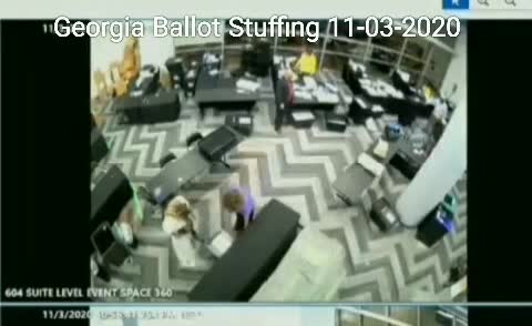 Ballot Stuffing Georgia Election FRAUD 2020