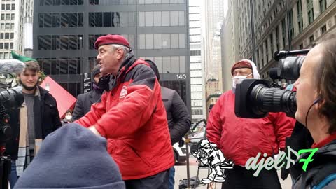 Wall Street Bets protest with Curtis Sliwa