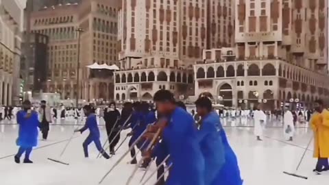 Kaaba Sharif Carpet cleaning islamicvideos shortsfeed islamicstatus