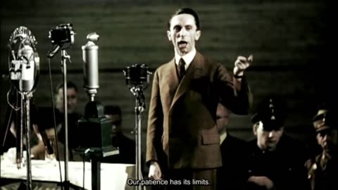 Goebbels Speaks About The Press