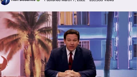 Governor Ron DeSantis about policies and mandates