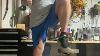 Continuing Day 102 with Knee Raise Pullbacks!!