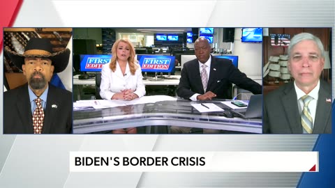 America's Sheriff David Clarke Joins Newsmax To Discuss The Border Crisis