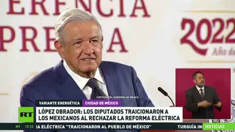 López Obrador:"È stato commesso un atto di tradimento del Messico" "Invece di difendere gli interessi del popolo,della Nazione,invece di difendere il pubblico,sono diventati difensori espliciti di società straniere dedite a rubare