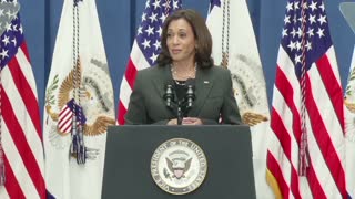 Kamala says electric vehicles are "cheaper to own."