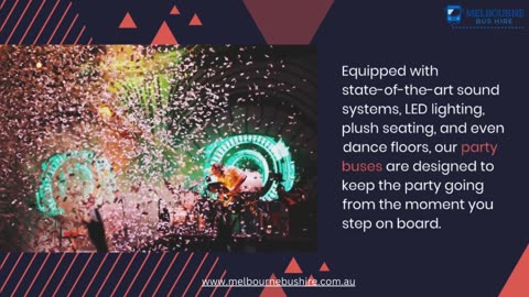 Discover Why Melbourne Bus Hire Rocks Your Celebration!