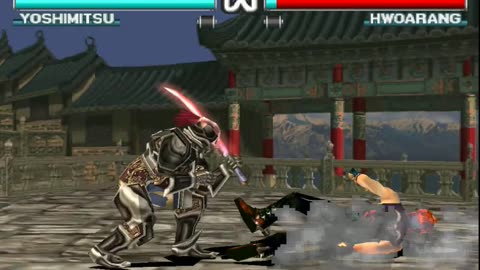 Tekken 3 Yoshimitshu Secret Move - 'Shark Attack' - 95% Damage [ !! K.O. at Once]