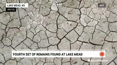 Fourth set of human remains found in Lake Mead as water levels remain low