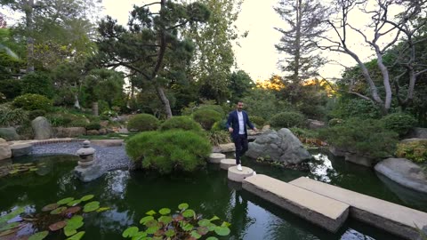 ***Secret Japanese Garden in a Los Angeles Mega Mansion!***