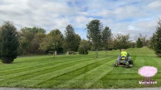 Mowing Time lapse