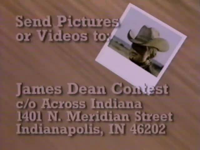 February 1991 - WFYI 'Across Indiana' James Dean Promo