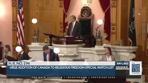 Ohio House Of Representatives Request Canada Be Added To The Religious Freedom's Special Watch List!