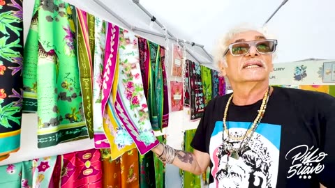 Hermosa Festival - Original Luxury Silk Designs | Bruce Samia Artist Corner