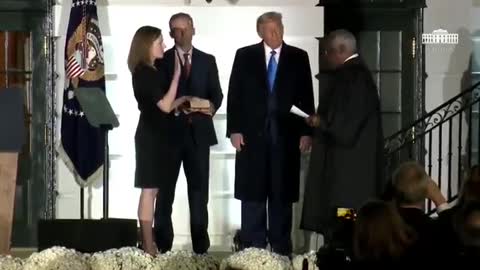 Justice Clarence Thomas Administers Oath of Office for Justice Amy Coney Barrett