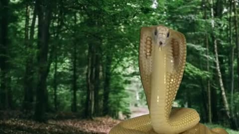 Big snake in jungle#snake attack on man