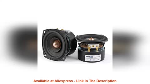 ☑️ AIYIMA 2PCS 3Inch 15W Audio Fever Full-range Speaker 4Ohm 8Ohm Full Range HIFI Treble Mediant
