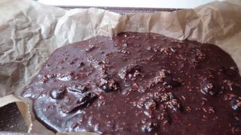 Chocolate Oatmeal Cake /Easy Recipe